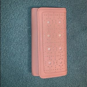 Soft purple wallet
